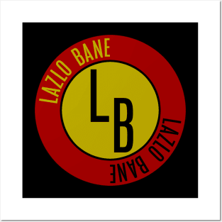 Lazlo Bane Circle Badge Logo Posters and Art